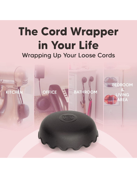 Organizador de Cables Resistente al Calor La Envoltura de Cables Negro