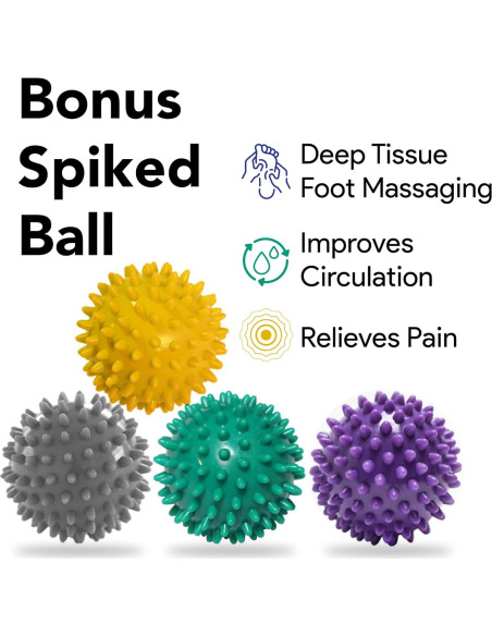 Estirador de Pantorrilla ProHeal PHP-FOOT-ROCKER-BK con Masajeador