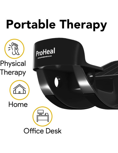 Estirador de Pantorrilla ProHeal PHP-FOOT-ROCKER-BK con Masajeador