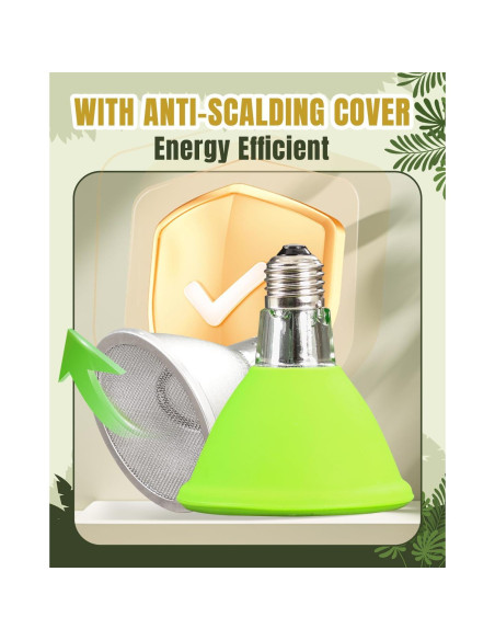 Lámpara de Calor Infrarroja 50W BESTSHOP para Reptiles