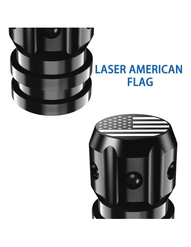 Tapas de Válvula Neumático QUARKACE 4 Piezas Bandera Americana