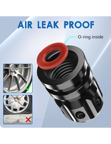 Tapas de Válvula Neumático QUARKACE 4 Piezas Bandera Americana