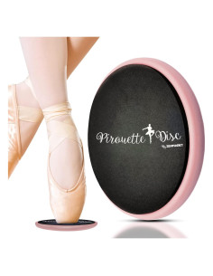 Disco de Giro Portátil Zenmarkt para Ballet y Patinaje - Rosa