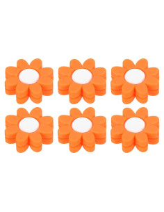 Amortiguador de Vibraciones para Raquetas de Tenis PATIKIL - Silicona Naranja