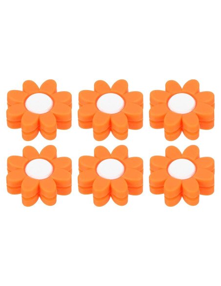 Amortiguador de Vibraciones para Raquetas de Tenis PATIKIL - Silicona Naranja