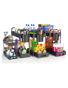 Organizadores Bajo el Fregadero ZIZOTI - 4 Piezas Apilables