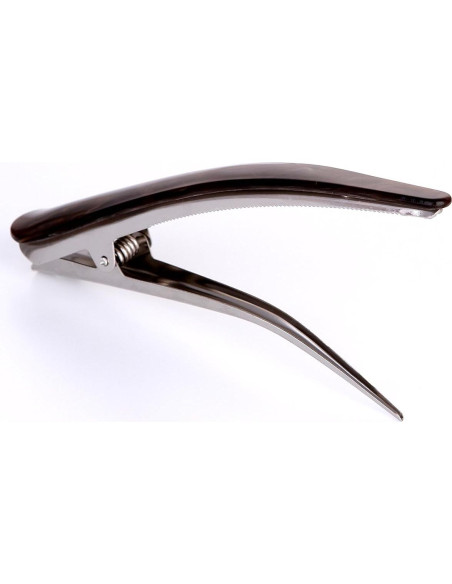 2 Clips para Cabello Antideslizantes Yishenyishi Caqui y Marrón