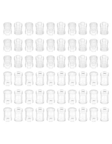 Soporte LED Transparente PATIKIL 60 Pcs 3mm 5mm