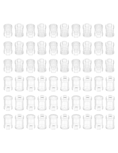 Soporte LED Transparente PATIKIL 60 Pcs 3mm 5mm
