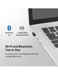 Adaptador USB Bluetooth WiFi TP-Link Archer T2UB Nano 2-en-1 2