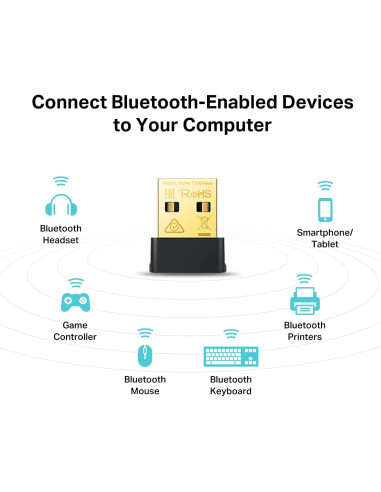 Adaptador USB Bluetooth WiFi TP-Link Archer T2UB Nano 2-en-1