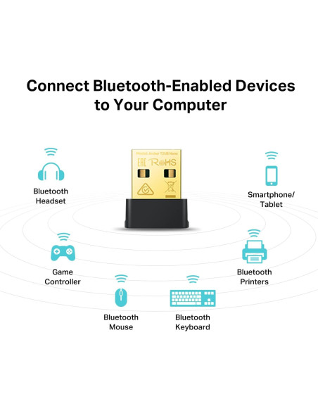 Adaptador USB Bluetooth WiFi TP-Link Archer T2UB Nano 2-en-1