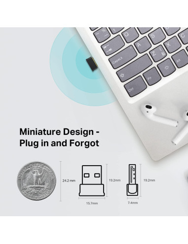 Adaptador USB Bluetooth WiFi TP-Link Archer T2UB Nano 2-en-1