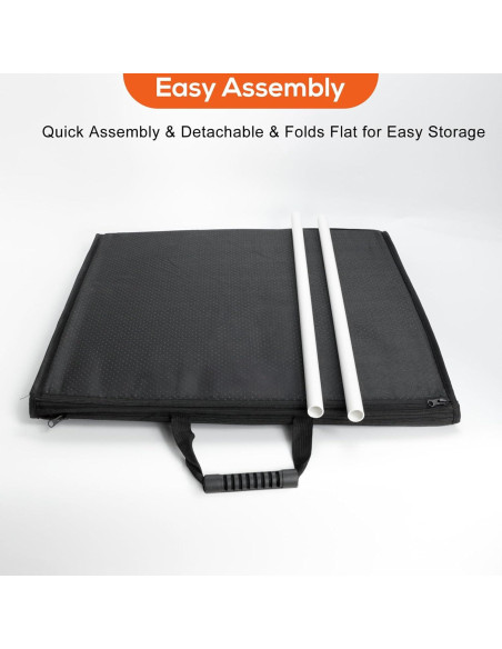 Hamaca para Perros Mediana RZFFJ - Funda Asiento Trasero Negra