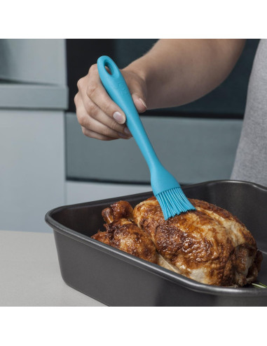 Brocha de Silicona para Pastelería Zeal Azul Aqua 20 cm