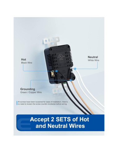 Toma de Corriente USB ELEGRP 20W Carga Rápida 15A Negro Mate