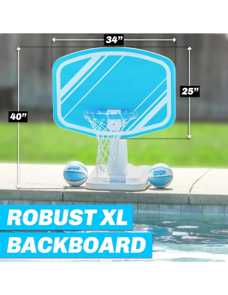 Aro de Baloncesto Acuático GoSports Splash Hoop PRO 36 cm
