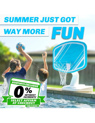 Aro de Baloncesto Acuático GoSports Splash Hoop PRO 36 cm