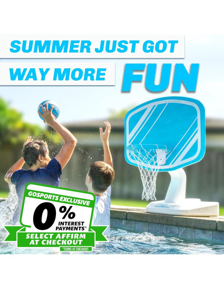 Aro de Baloncesto Acuático GoSports Splash Hoop PRO 36 cm