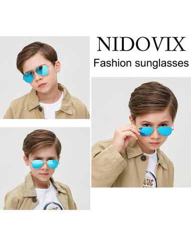 Gafas de sol polarizadas NIDOVIX para niños 2-9 años UV400