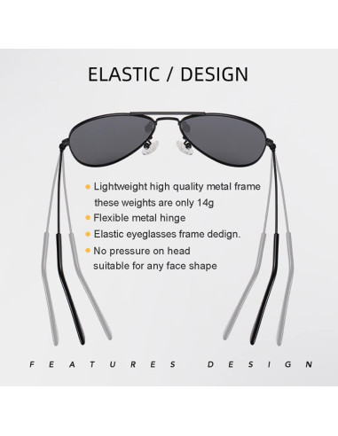 Gafas de sol polarizadas NIDOVIX para niños 2-9 años UV400