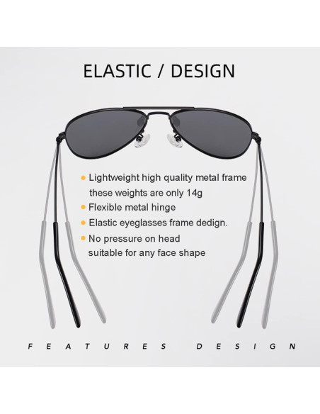 Gafas de sol polarizadas NIDOVIX para niños 2-9 años UV400