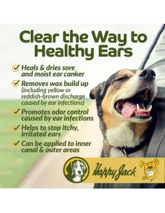 Polvo para Cáncer de Oído Happy Jack 14.17 g - Infecciones Caninas 2