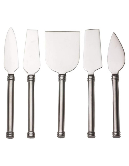 Set de 5 Cuchillos de Queso RSVP Internacional 15.24 cm Acero Inoxidable