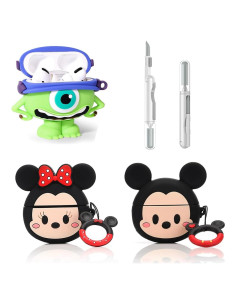 Funda de Silicona XMBYGY para AirPods Pro 1/2 + Kit Limpiador