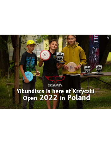 Disco de Golf Yikun PHX KUI 175g - Aprobado PDGA, Negro