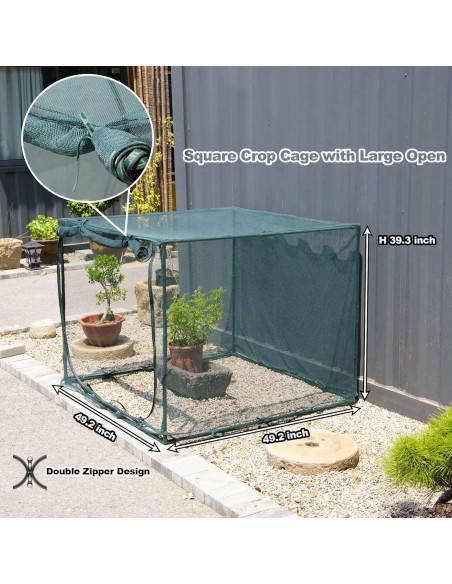 Cubierta de Malla Cuadrada 1.25m x 1.25m x 1.0m porayhut