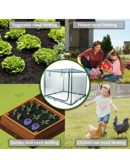 Cubierta de Malla Cuadrada 1.25m x 1.25m x 1.0m porayhut