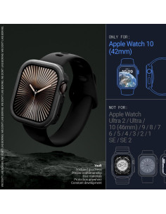 Funda Caseology Vault para Apple Watch Series 10 42mm - Negro Mate 2