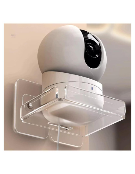 Estante de Montaje en Pared Sin Taladros MTNSPTCR 2 PCS 10x10 cm