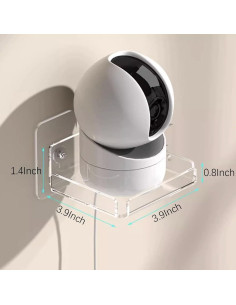 Estante de Montaje en Pared Sin Taladros MTNSPTCR 2 PCS 10x10 cm 2