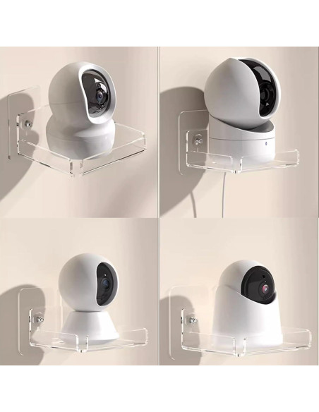 Estante de Montaje en Pared Sin Taladros MTNSPTCR 2 PCS 10x10 cm