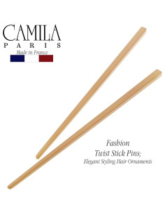 Varilla de Torcedura Francesa Camila Paris CP3380 Beige - Juego de 2 2