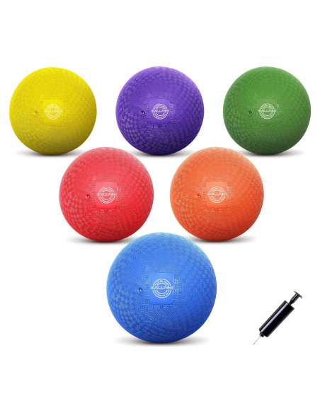 Pelotas de Dodgeball BallFUN 5" para Niños y Adultos - 6 Piezas