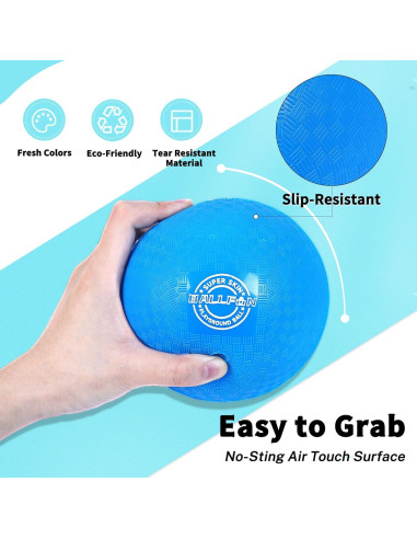 Pelotas de Dodgeball BallFUN 5" para Niños y Adultos - 6 Piezas