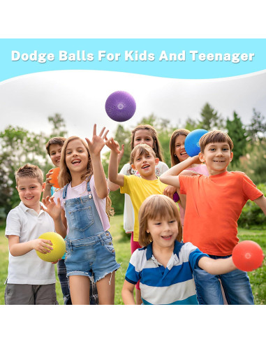 Pelotas de Dodgeball BallFUN 5" para Niños y Adultos - 6 Piezas