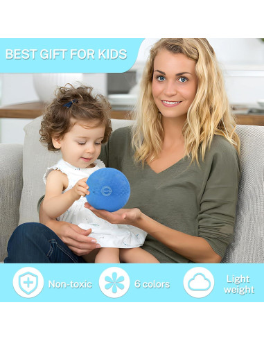 Pelotas de Dodgeball BallFUN 5" para Niños y Adultos - 6 Piezas