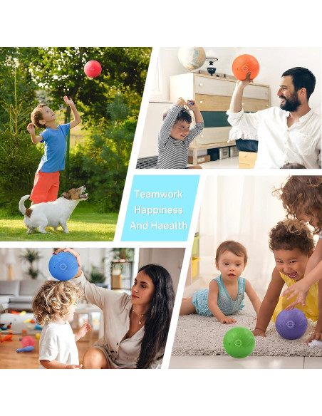 Pelotas de Dodgeball BallFUN 5" para Niños y Adultos - 6 Piezas