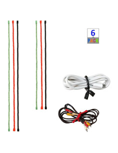 Ataduras de Silicona Xirgoe 6pcs 30 y 46 cm Reutilizables