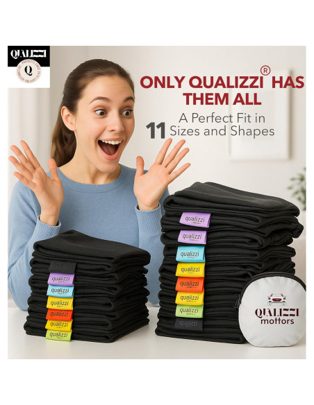 Pantallas Solares para Ventanas de Autos Qualizzi XL - Paquete de 2