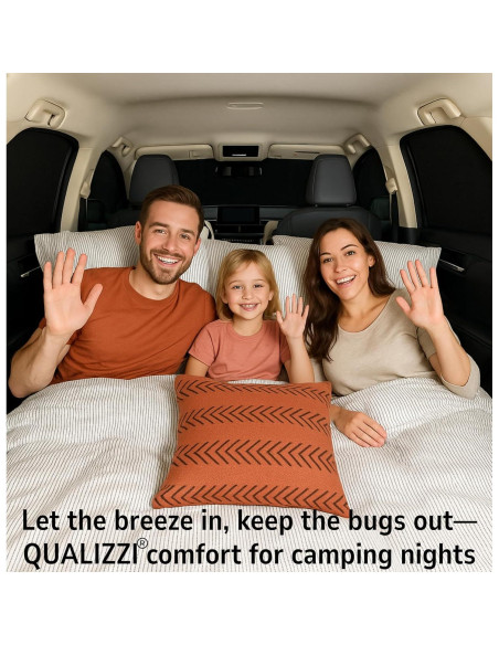 Pantallas Solares para Ventanas de Autos Qualizzi XL - Paquete de 2