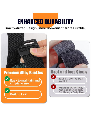 Organizador de Cables de Extensión Ozozo - 4 Paquete 50.8 cm