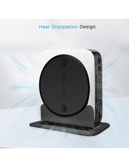 Soporte Vertical Aluminio IFCASE para Mac Mini 2010-2023 Negro