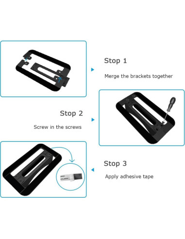 Soporte Vertical Aluminio IFCASE para Mac Mini 2010-2023 Negro