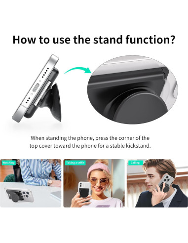 Soporte de Billetera Magnética AUROX para iPhone 16/15/14/13/12