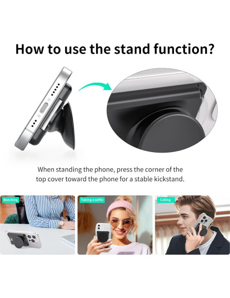 Soporte de Billetera Magnética AUROX para iPhone 16/15/14/13/12